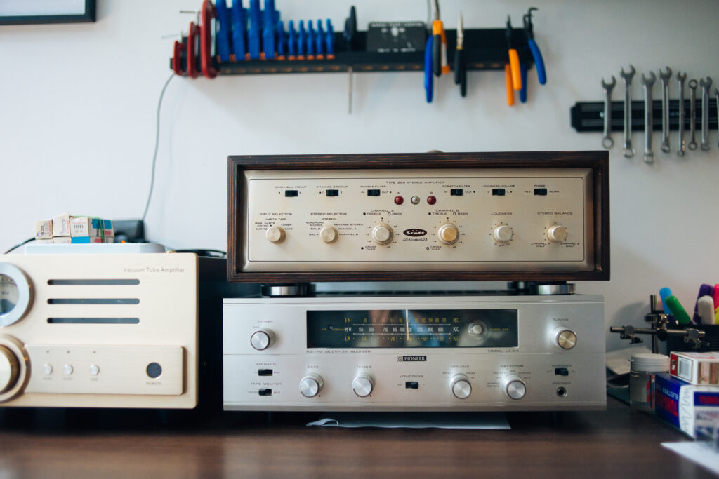 amerykański amplituner vintage Scott